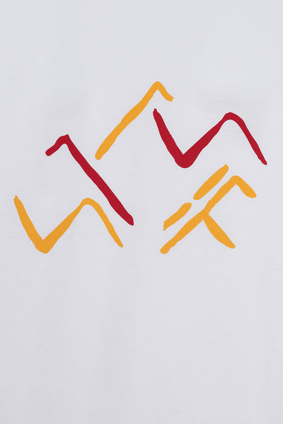 Everyday Printed White Organic Cotton Tee