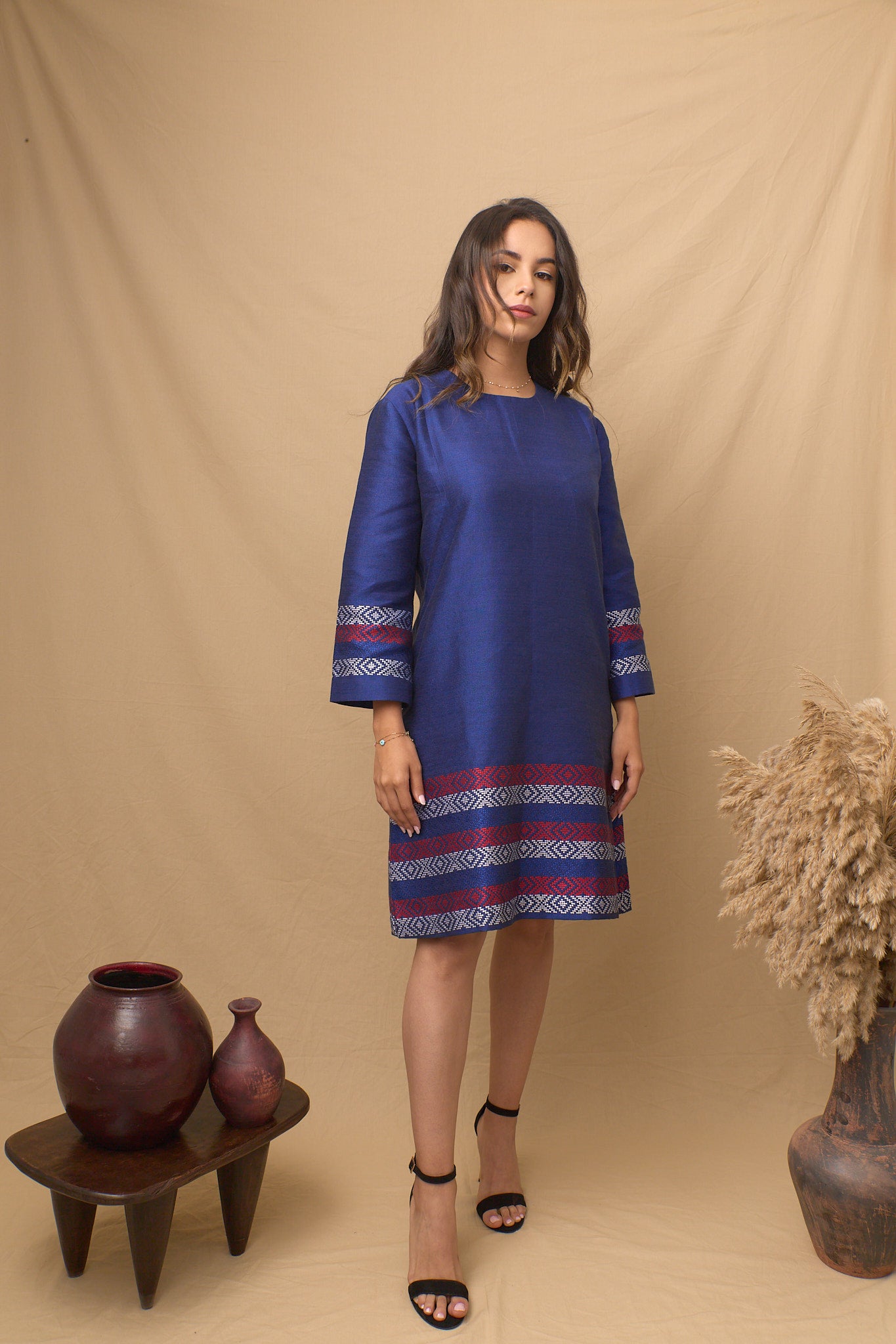 Ella Shift Dress Royal Blue