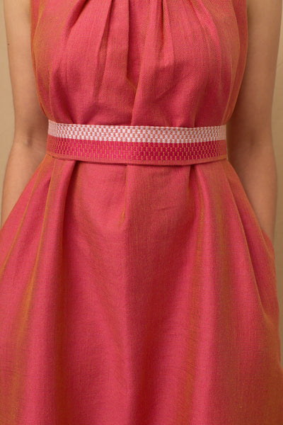 Sleeveless Fadila Shift Dress Pink